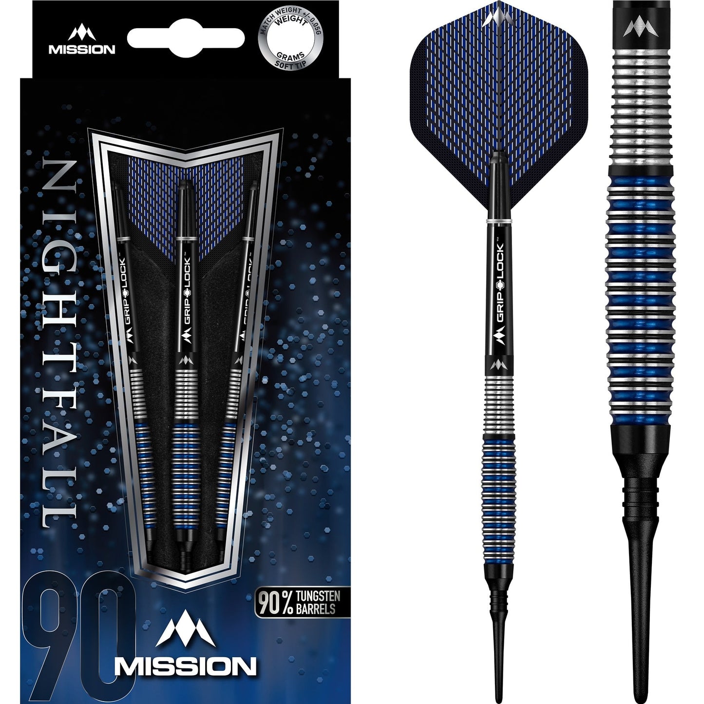 Mission Nightfall Darts - Soft Tip - M4 - Curved
