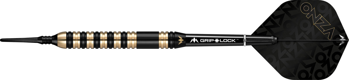 Onza Darts - Soft Tip Brass - M3 - Black & Gold