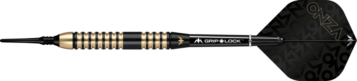 Onza Darts - Soft Tip Brass - M4 - Black & Gold