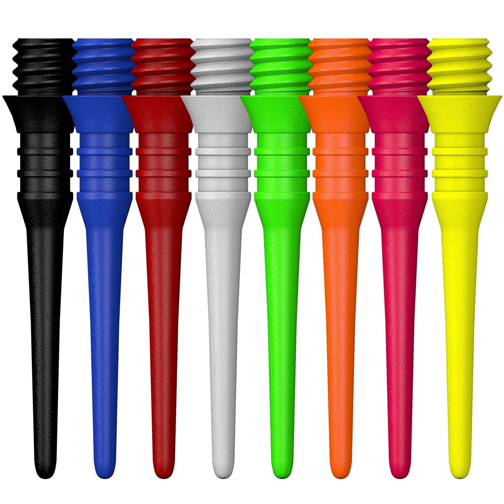 Dart Tips US Darts 250 Red Tufflex II Replacement Soft Tips - Super Short (Stubbies) Length 49/64 In - 2BA Soft Tip Darts - Foto 8