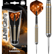 Ardent Darts - Steel Tip Brass - M1 - Linear Ringed - 23g