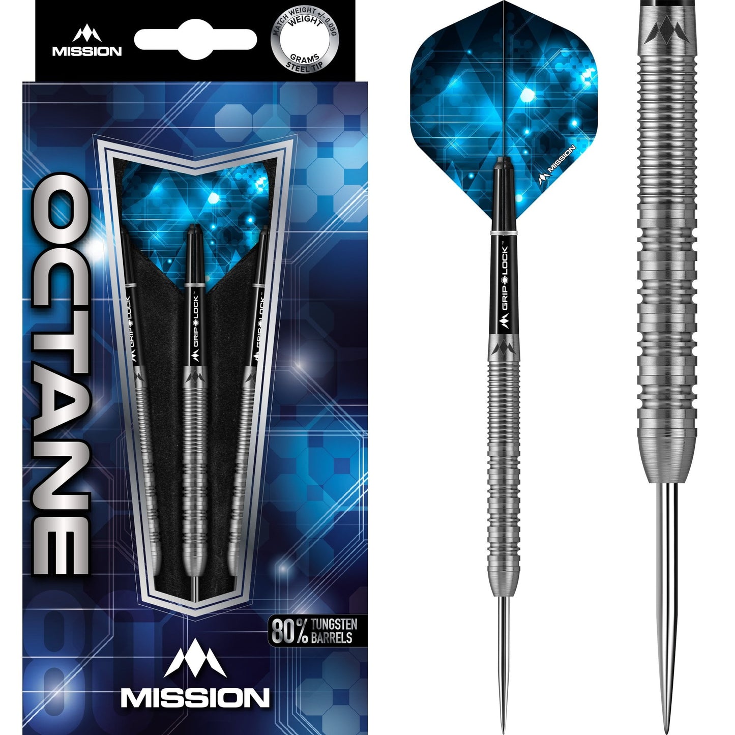 Mission Octane Darts - Steel Tip - M5 - Twin Grip