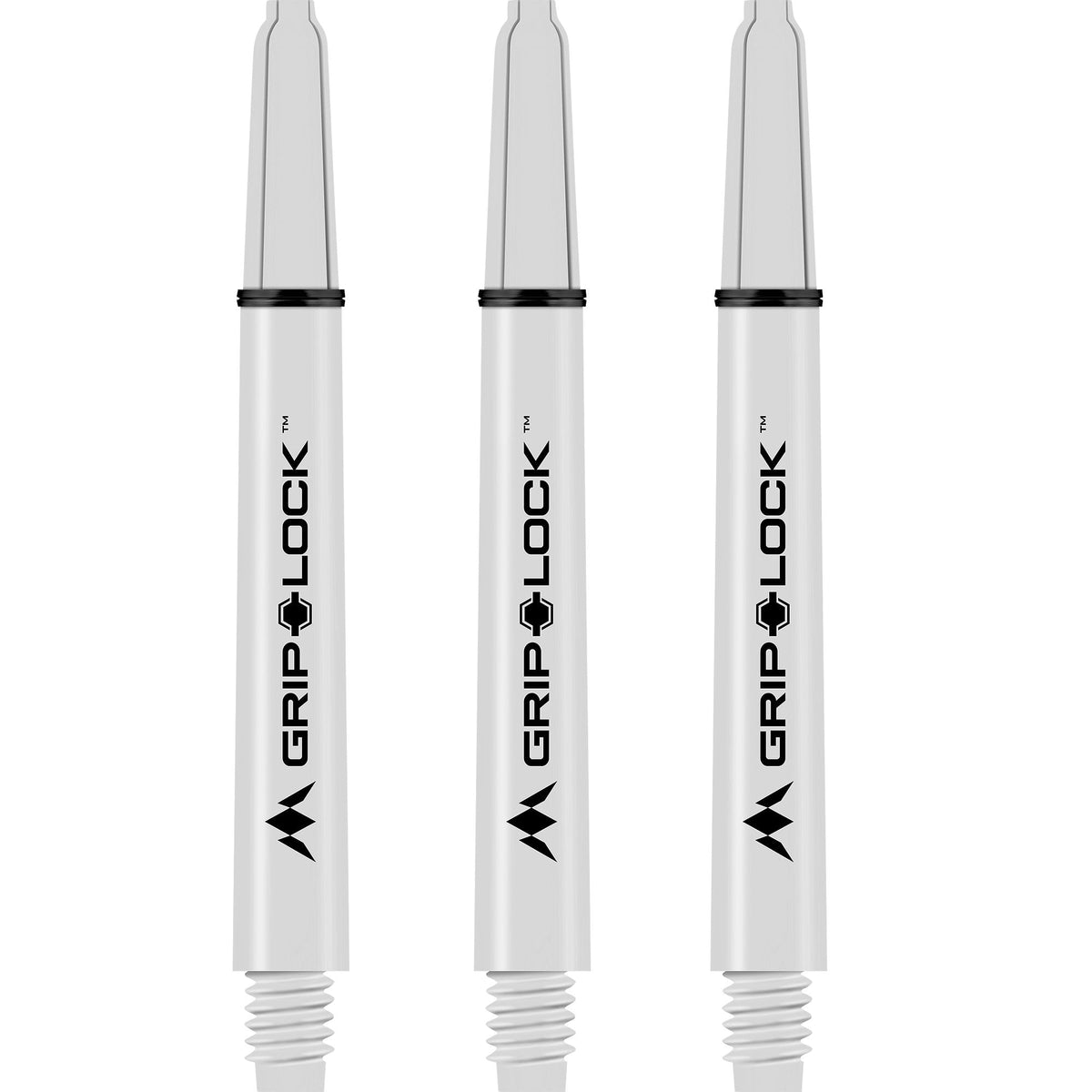 Mission GripLock Shafts - Dart Stems - White