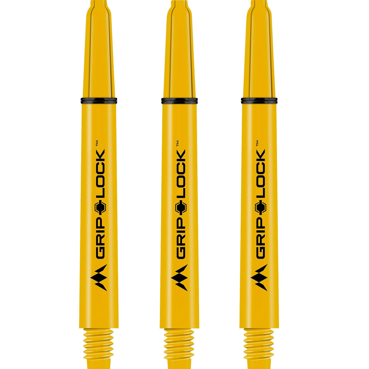 Mission GripLock Shafts - Dart Stems - Yellow