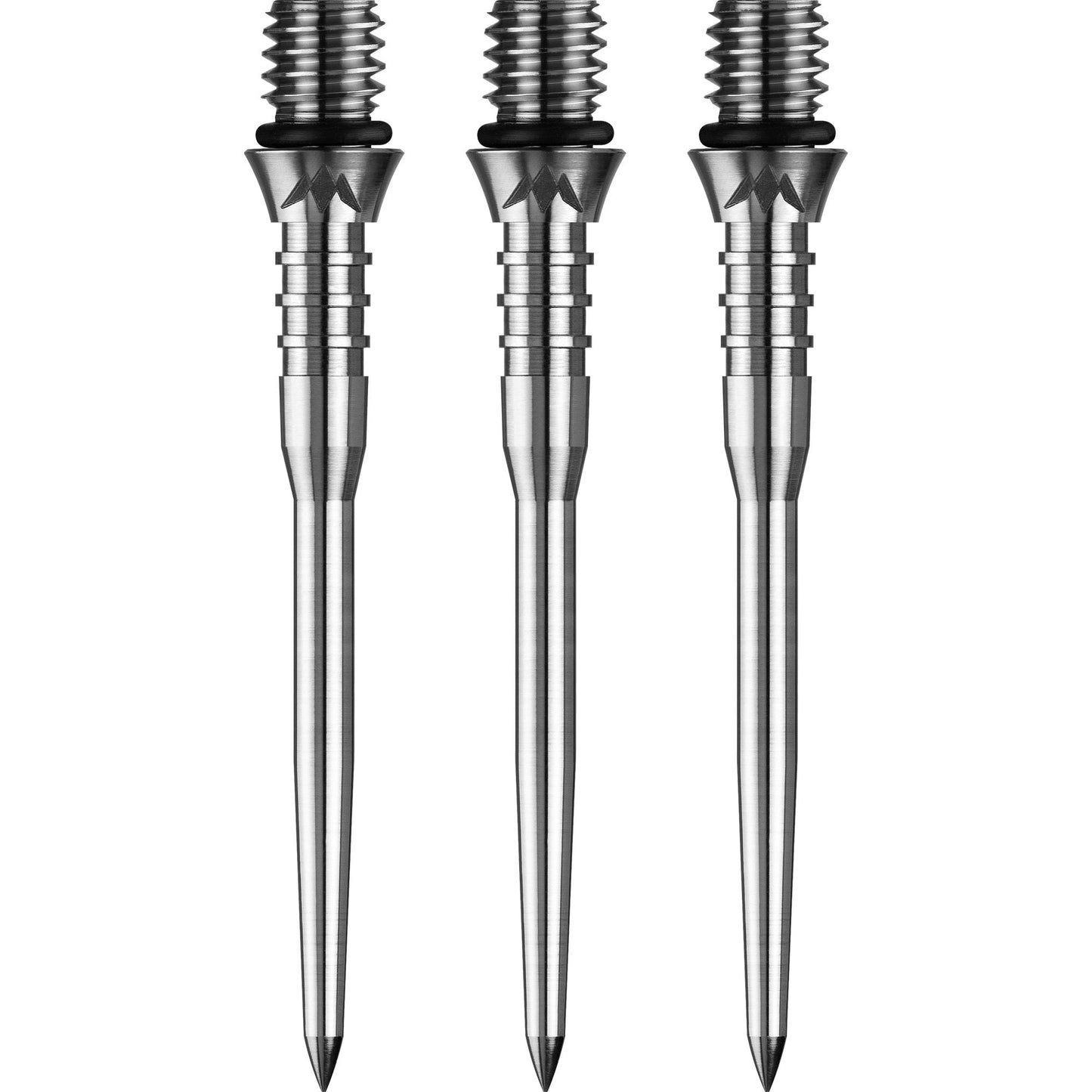 Mission Titan Pro Ti Conversion Points - Grooved - Silver – Mission Darts