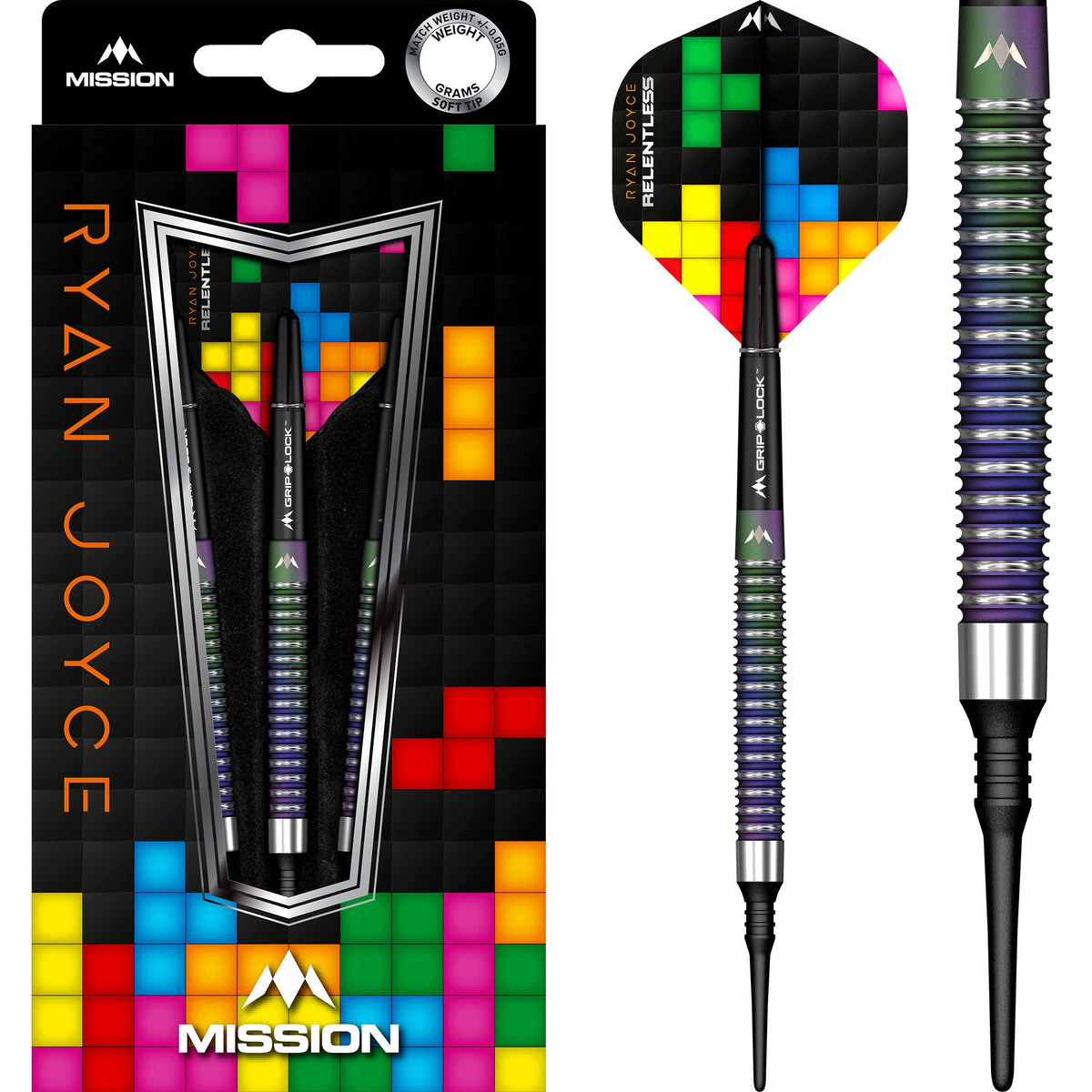 Ryan Joyce Darts - Soft Tip - Relentless - PVD Coral