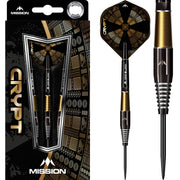 Crypt Darts - Steel Tip - M2 - Black & Gold