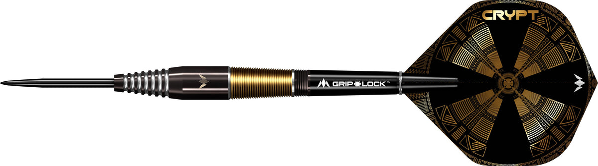 Crypt Darts - Steel Tip - M2 - Black & Gold
