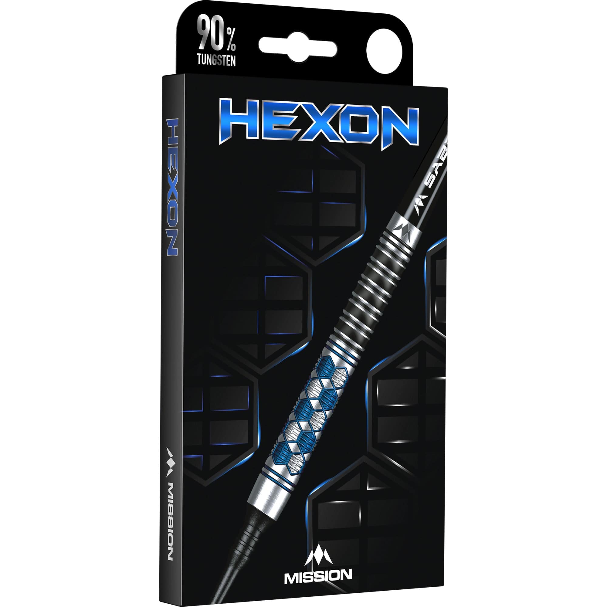 Mission Hexon Darts - Soft Tip - 90% - Blue PVD 18g