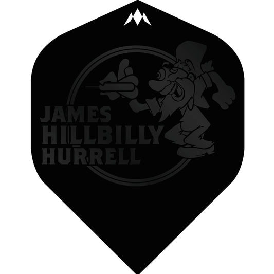 Mission Solo Dart Flights - 100 Micron - No2 - Std - James Hurrell - Hillbilly