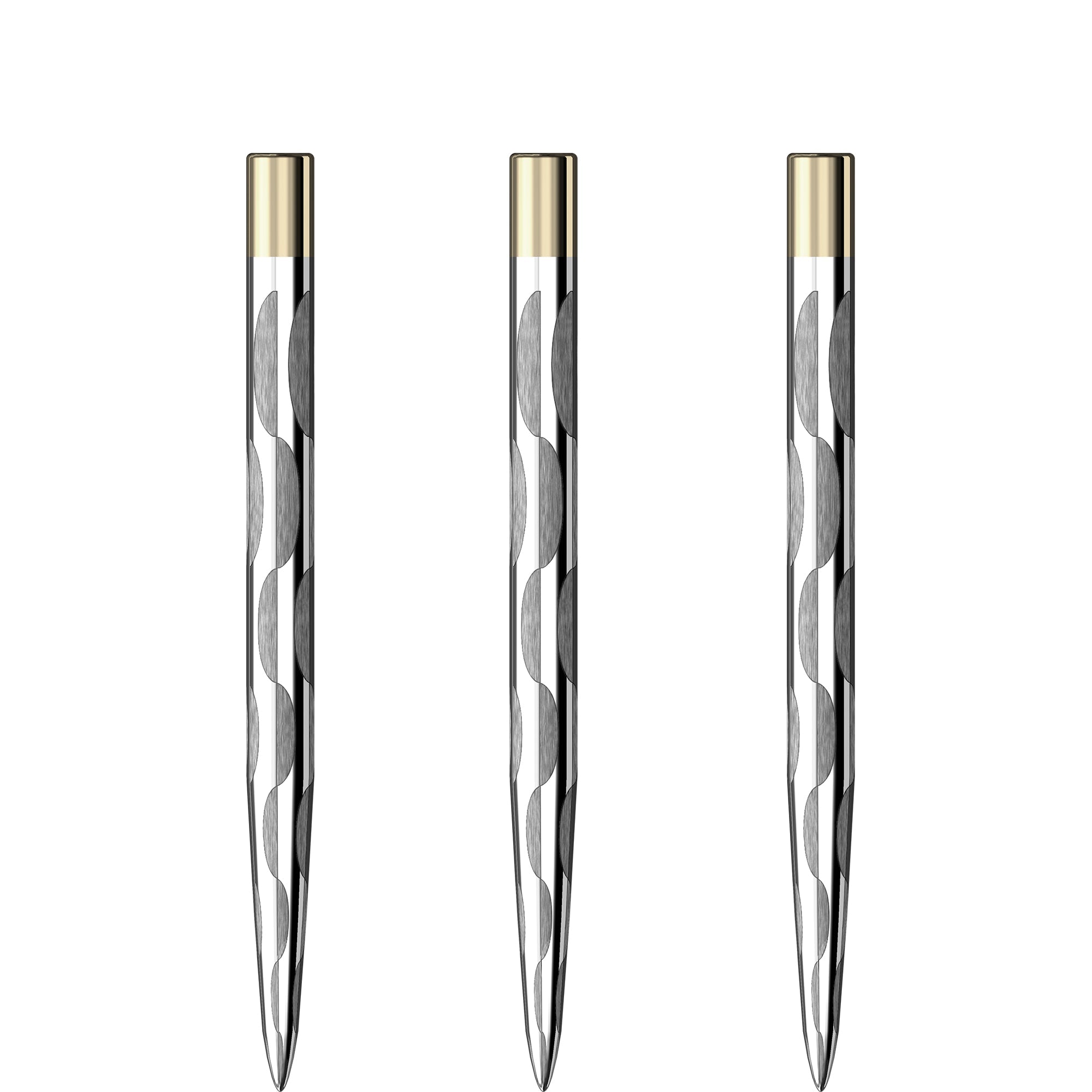 Mission Laser Plus - Steel Tip - Lasered Spare Points - Solid Arc - Silver