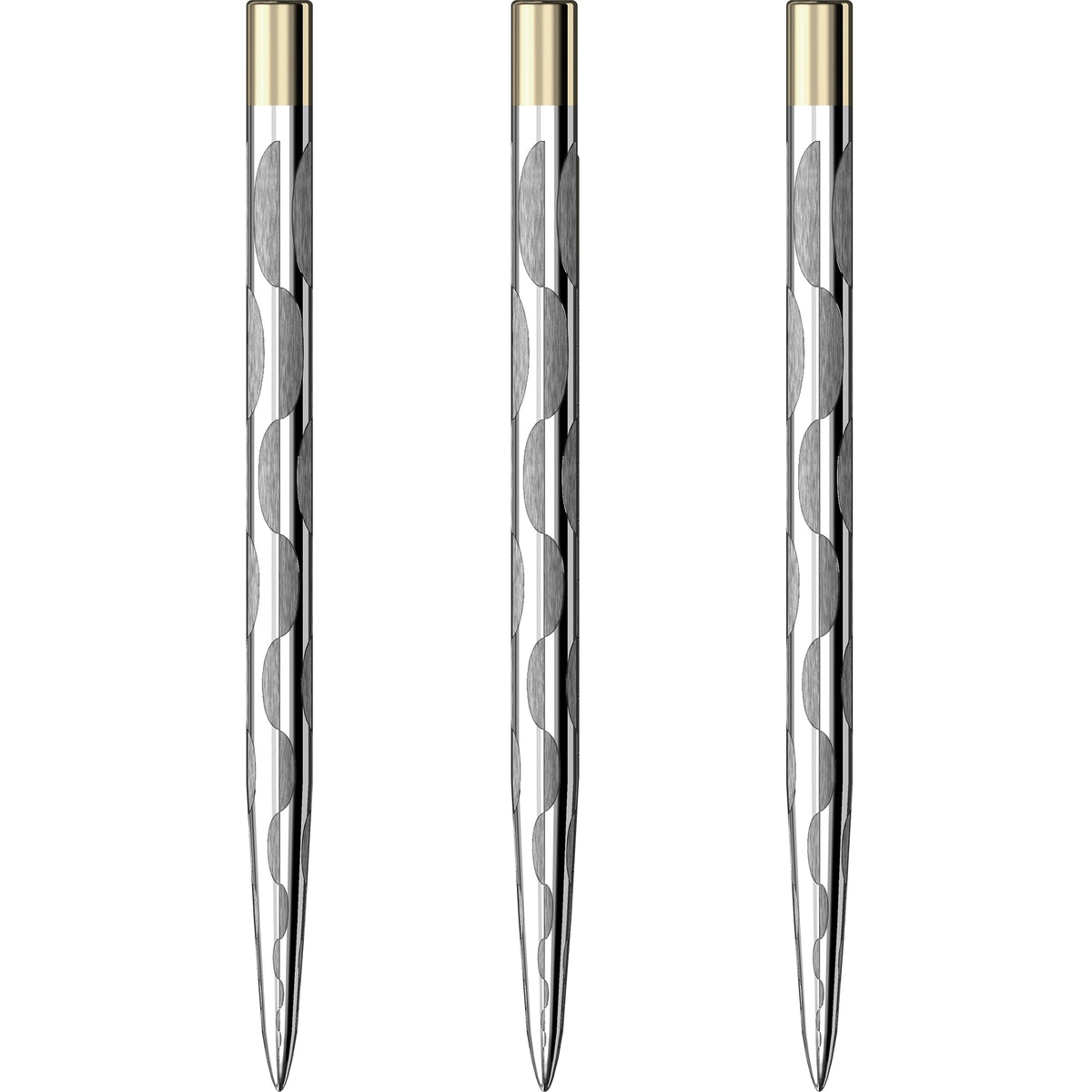 Mission Laser Plus - Steel Tip - Lasered Spare Points - Solid Arc - Silver