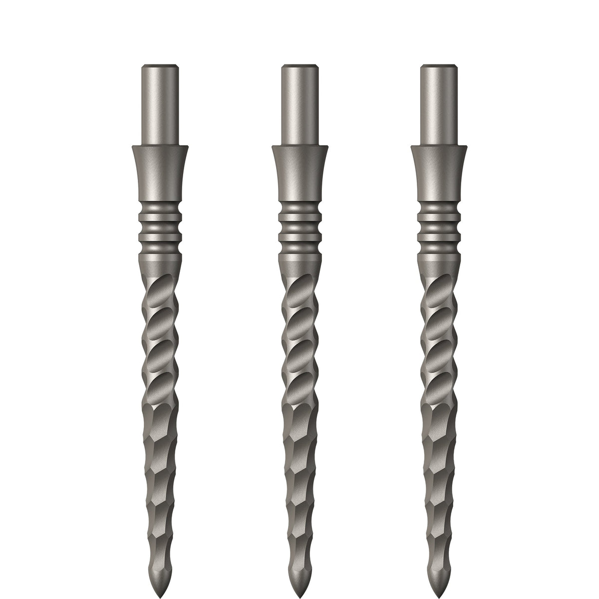 Mission Sniper Points - Steel Tip - Precision Spare Points - Lunar CS - Silver