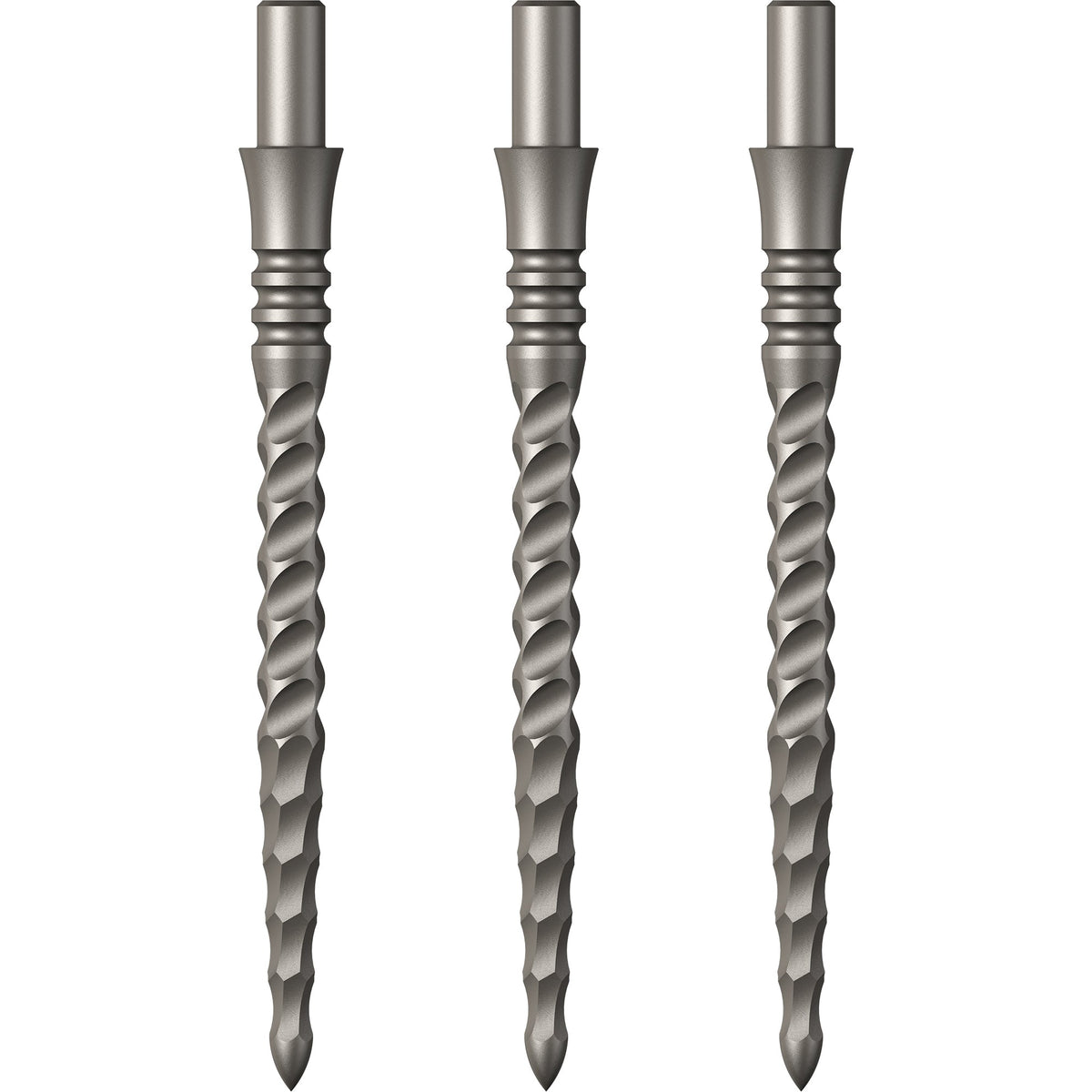 Mission Sniper Points - Steel Tip - Precision Spare Points - Lunar CS - Silver