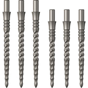 Mission Sniper Points - Steel Tip - Precision Spare Points - Lunar CS - Silver