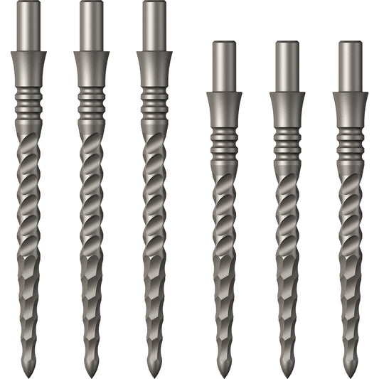Mission Sniper Points - Steel Tip - Precision Spare Points - Lunar CS - Silver