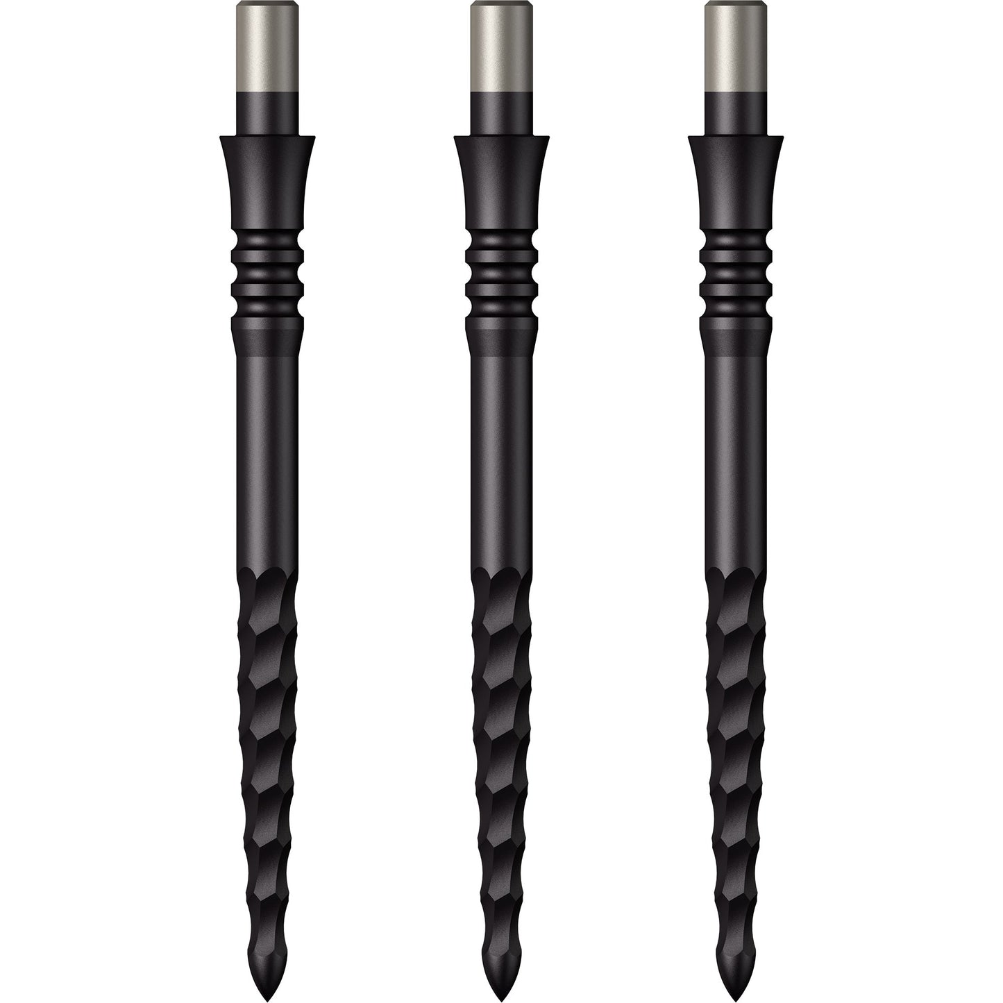 Mission Sniper Points - Steel Tip - Precision Spare Points - Lunar FS - Black