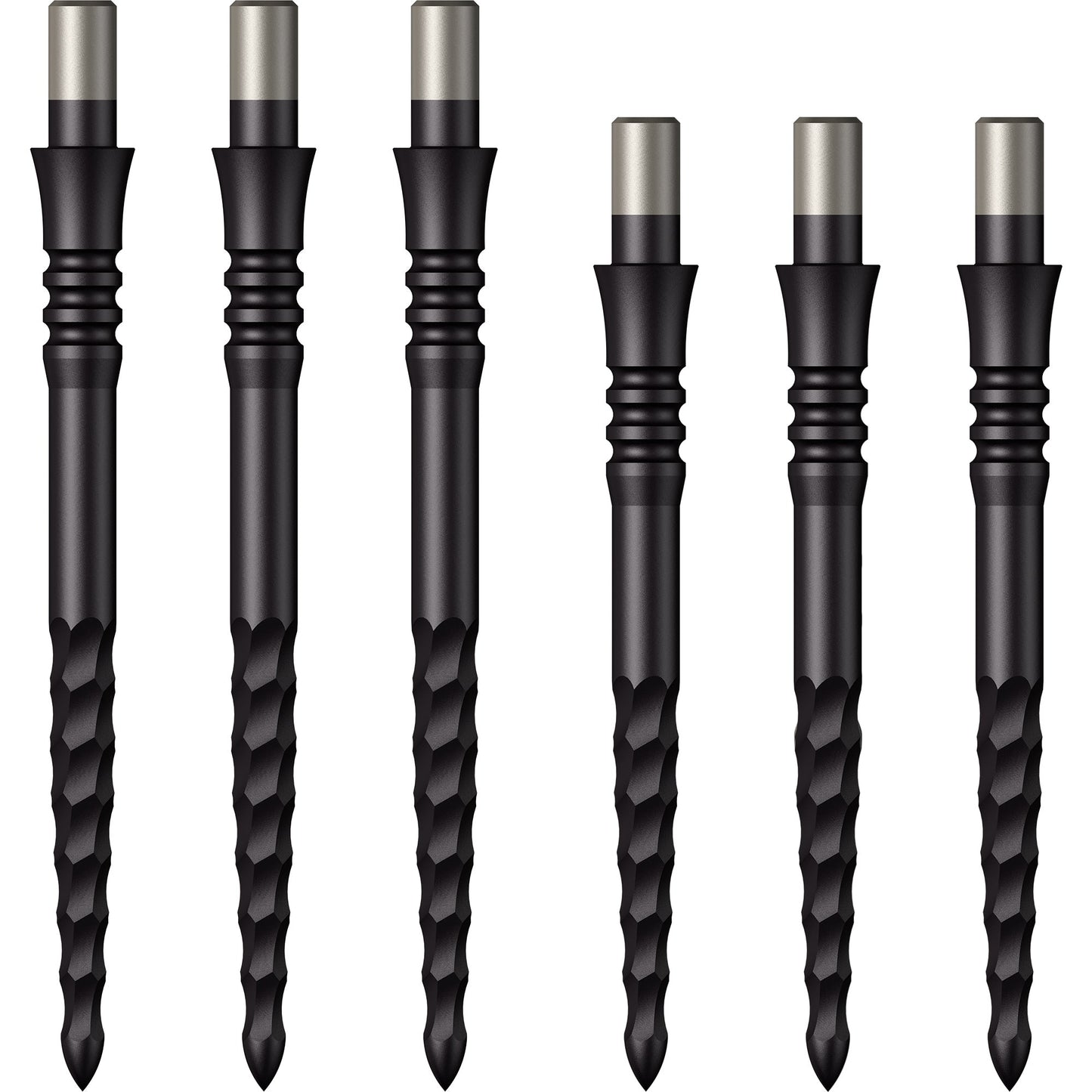 Mission Sniper Points - Steel Tip - Precision Spare Points - Lunar FS - Black