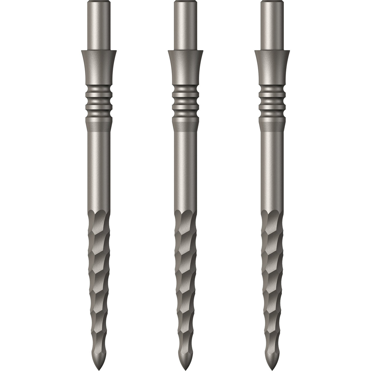 Mission Sniper Points - Steel Tip - Precision Spare Points - Lunar FS - Silver