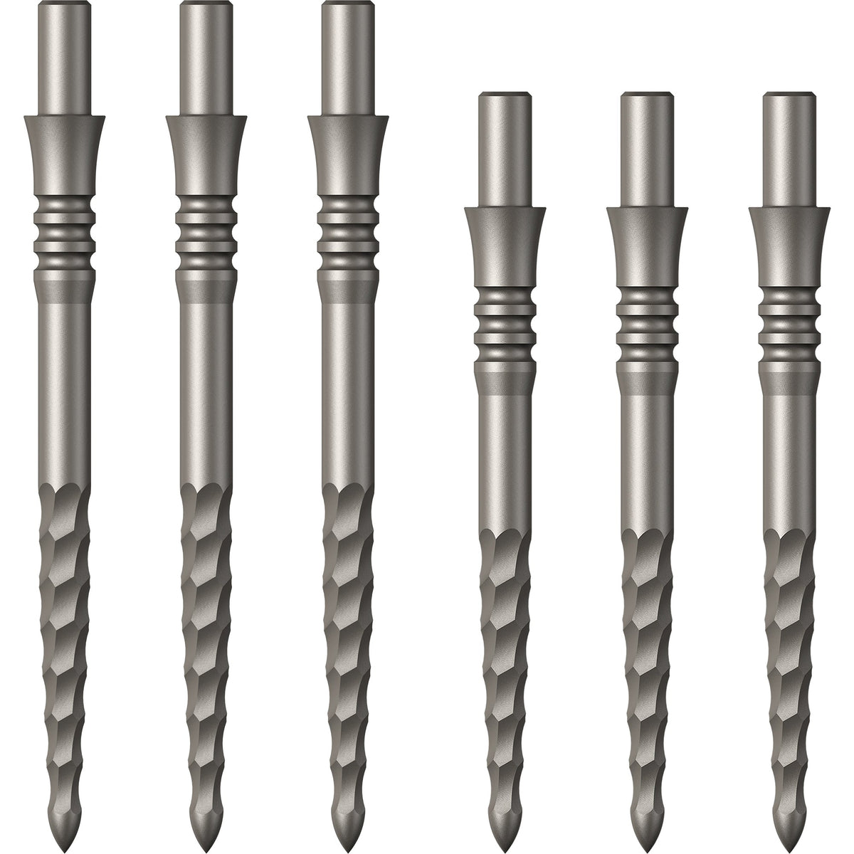 Mission Sniper Points - Steel Tip - Precision Spare Points - Lunar FS - Silver