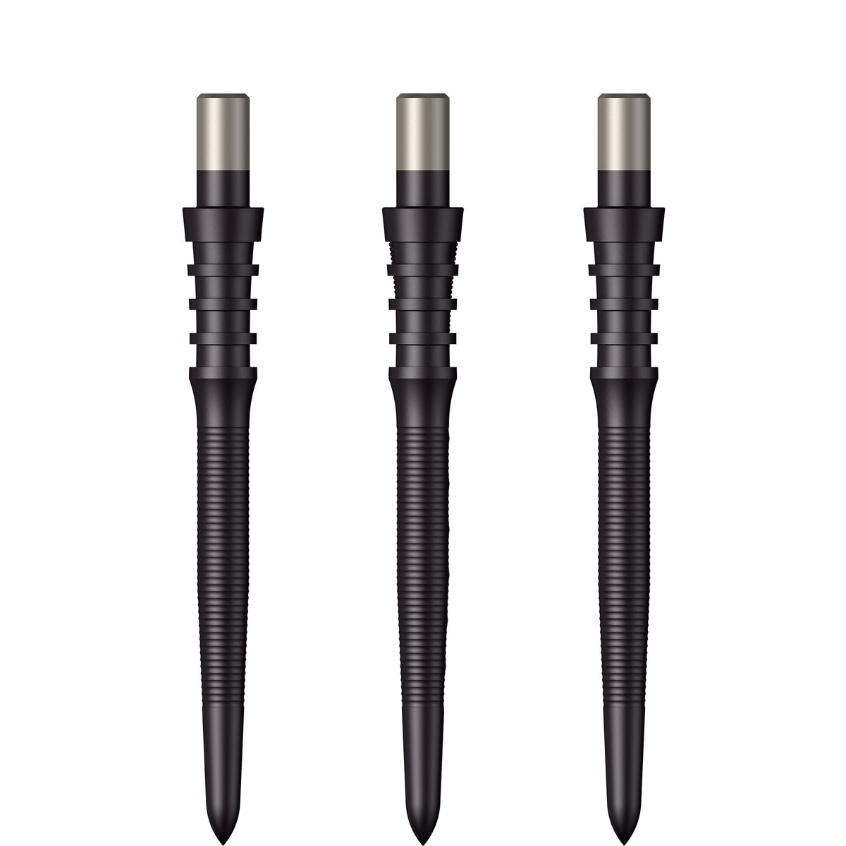 Mission Sniper Points - Steel Tip - Precision Spare Points - Micro Grip - Black