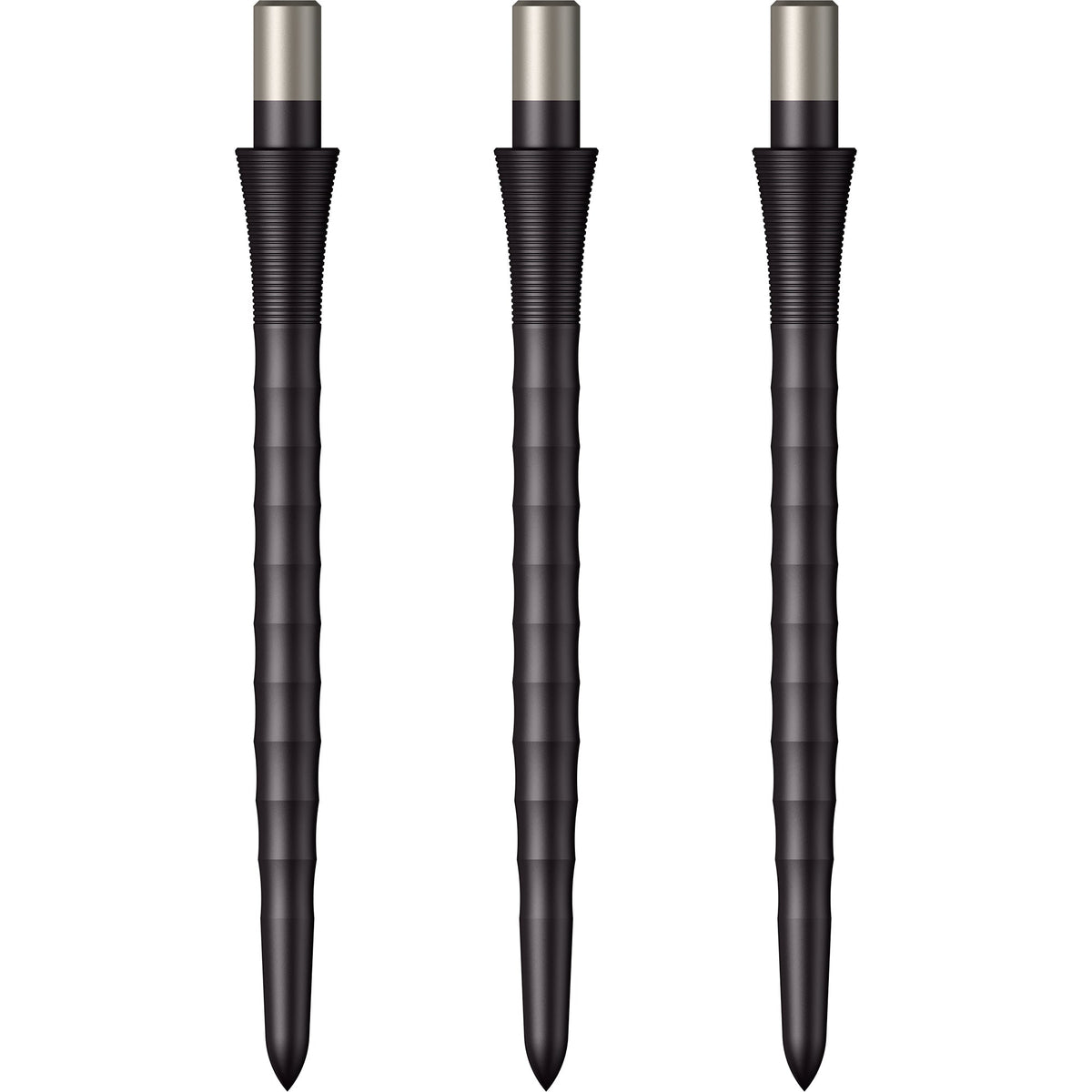 Mission Sniper Points - Steel Tip - Precision Spare Points - Ripple - Black
