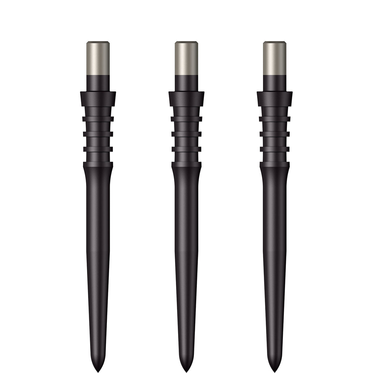 Mission Sniper Points - Steel Tip - Precision Spare Points - Titan Pro - Black
